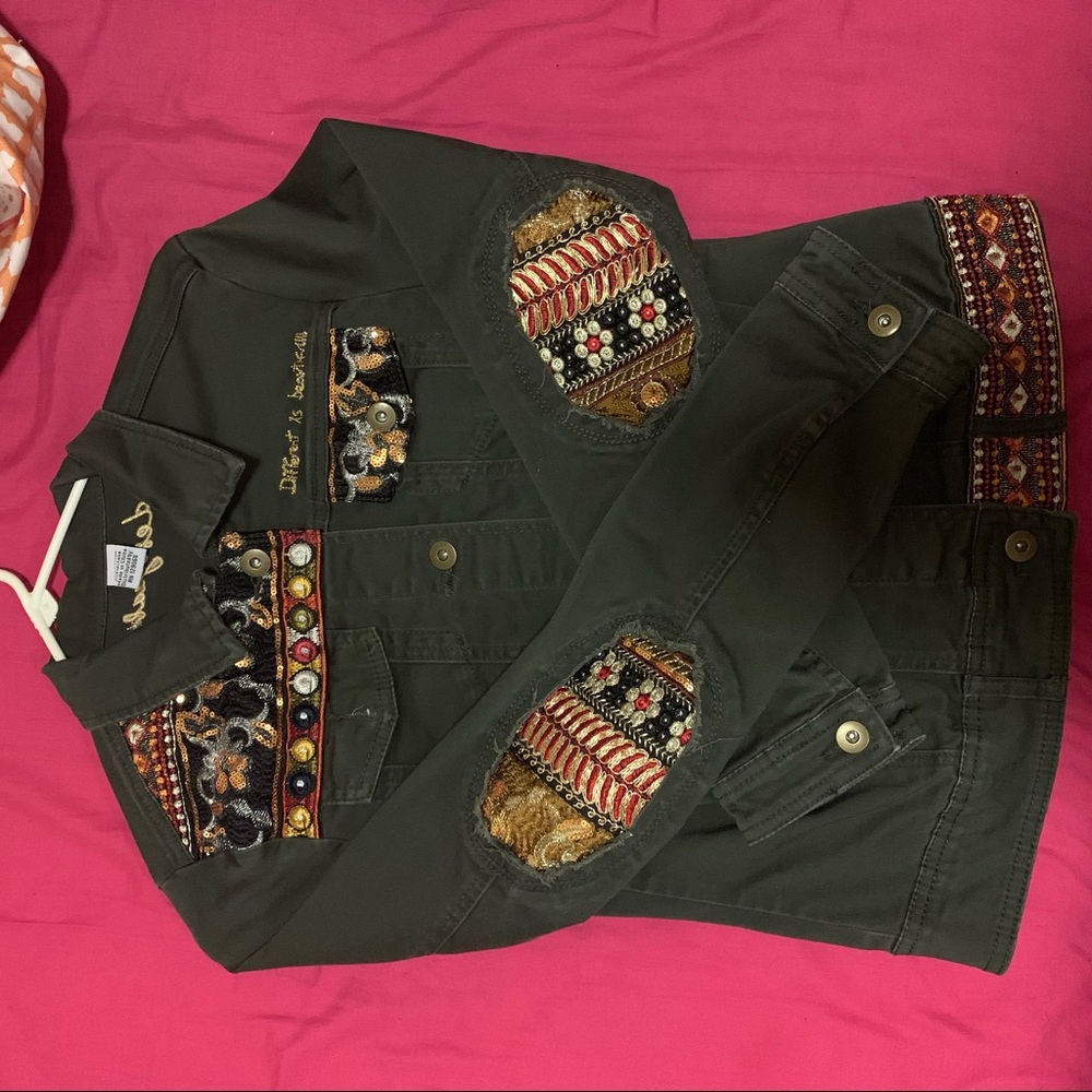 Desigual Olive Denim